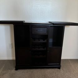 Bar Table with Drop-Leaf Extended Sides