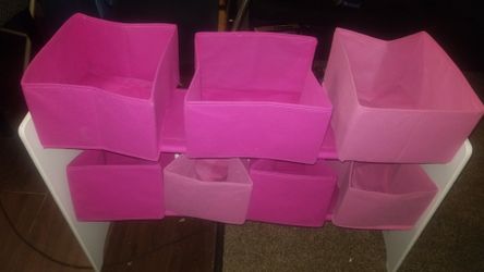 Shelf w bins bins fold up flat too