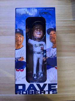 Los Angeles Dodgers Dave Roberts World Series Back-to-Back Champions Bobblehead