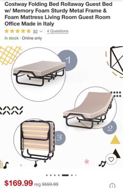 Folding bed