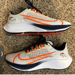 Nike Air Zoom Pegasus 37 Denver Broncos CZ5434-100 Men’s Running Shoes Size 7.5