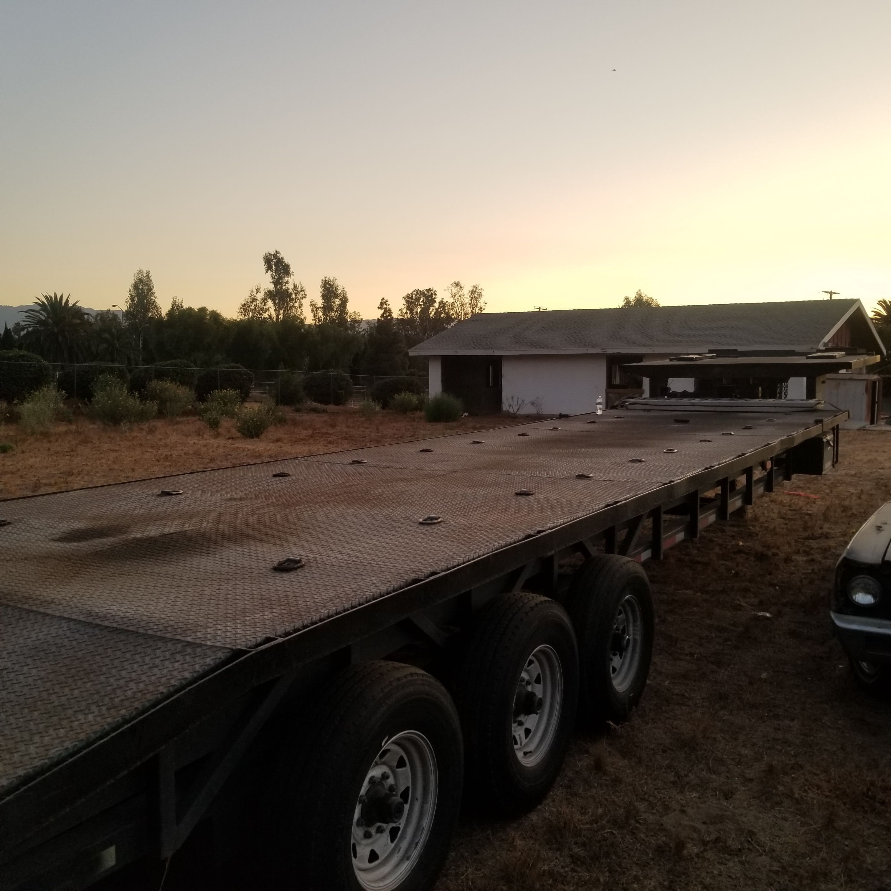 Car hauler take 3 flat bed