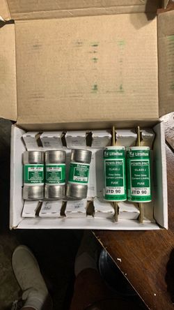 : Lot of 5 New Littelfuse Fuses - (2) JTD 90 & (3) JTD 40 Class J