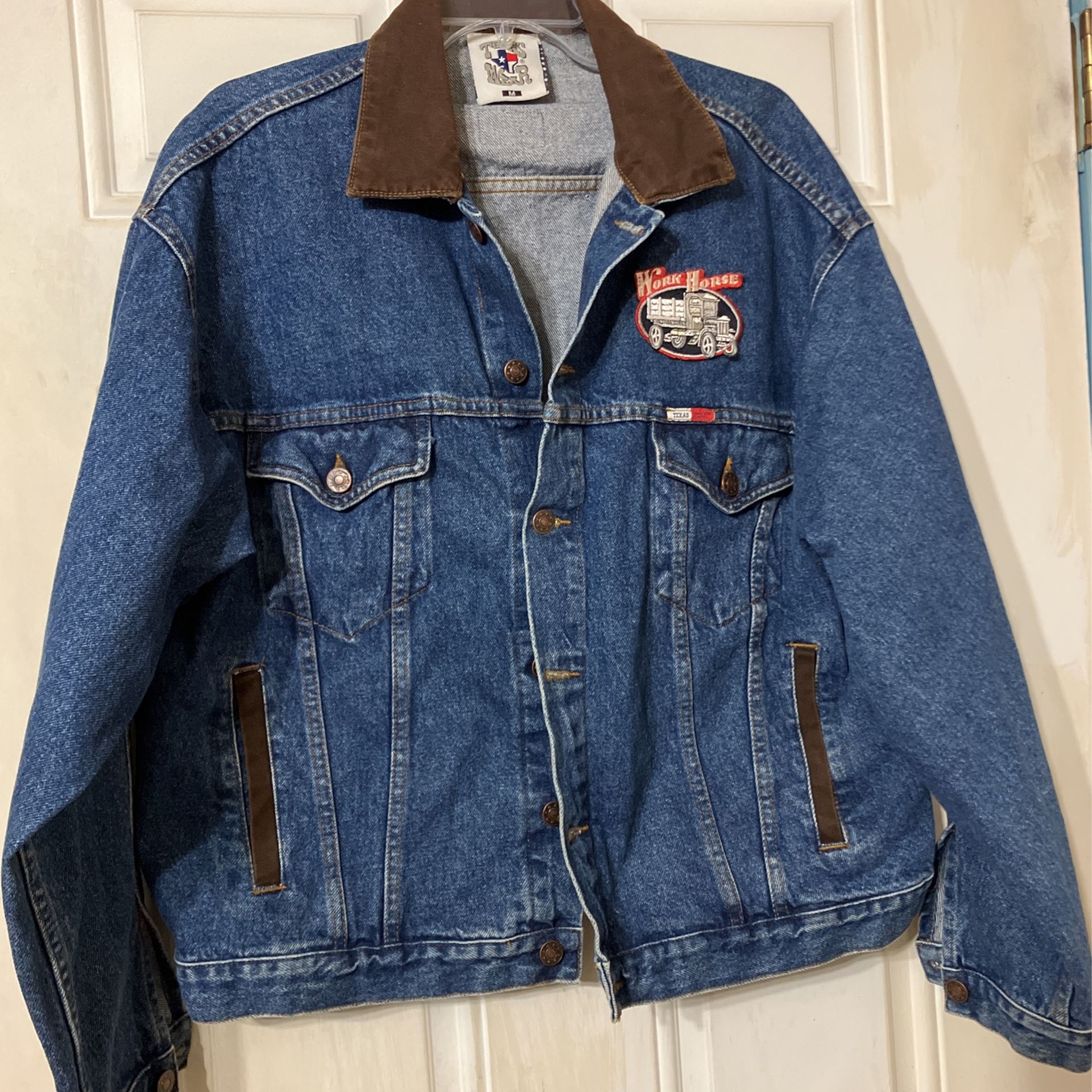 Blue Jean Jacket Size M