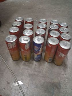 Red Bull Energy Drink Cans Mixed Lot