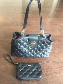 Kate Spade Purse And Wristlet Purse Matching Set