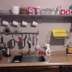 2 IKEA Grundtal Wall Shelves