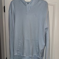 Men’s Hollister Light Blue Hoodie, Medium