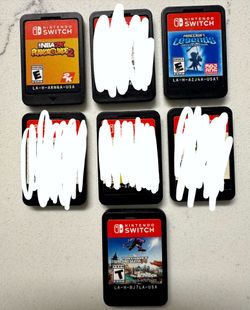 Switch Nintendo Minecraft TONY Hawk NBA