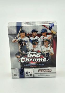 2026 Topps Chrome Logofractor Edition MLB Baseball Hobby Box Factory Sealed