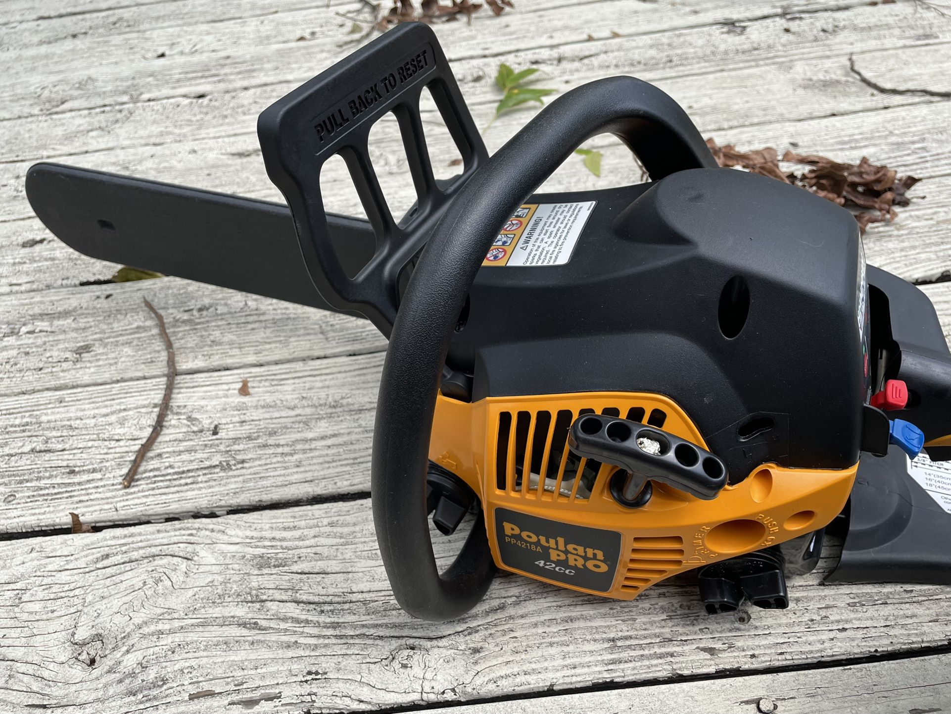 Poulan Pro PP4218 Chain Saw for Sale in San Antonio, TX OfferUp