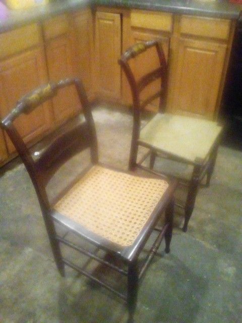 2 Folk Art Style Chairs
