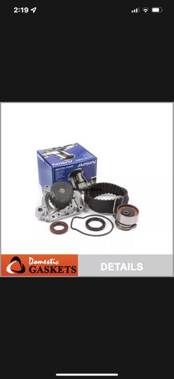 Timing Belt And Water Pump