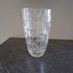 Vintage Bohemia 24% Lead Crystal Vase 