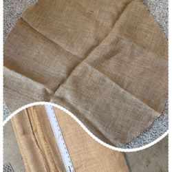 Burlap 36” Round Table Runner / Decoration, Plus 9+ Yards Raw Material
