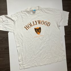 Vintage Hollywood Cali White T-Shirt Men’s XL