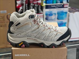Merrell Women’s Moab 3 Mid Waterproof Hiking Boot 6.5 Aluminum