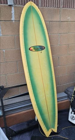 Jonathan Hyland Surfboard, 6'8", needs repair, see pics, still has life