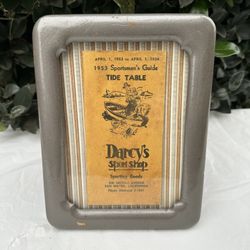 1953 Sportsman's Guide TIDE TABLE