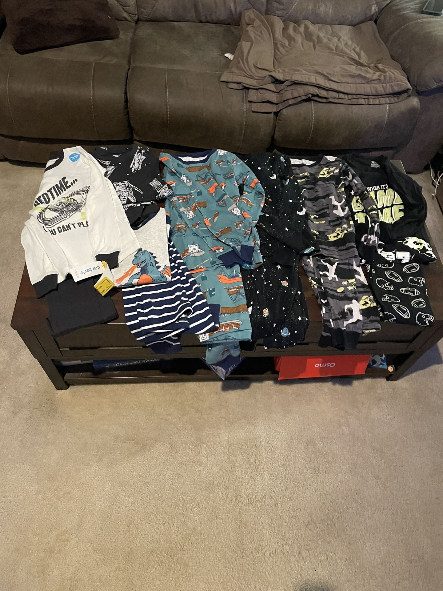 Pajamas Lot Size 10 Boys New