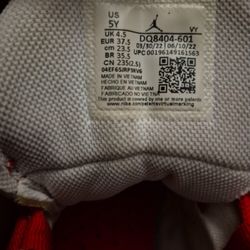 Pair Of Red Limited Edition Jordan's.  Size 5 