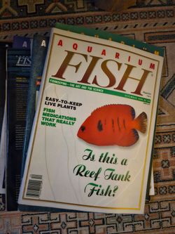 Eleven Aquarium fish magazine issues