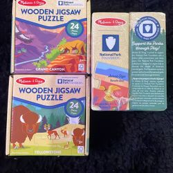 Melissa and Doug wooden jigsaw puzzle