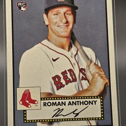 2026 Topps Roman Anthony RC 1952 Topps Variation SSP Red Sox Rookie
