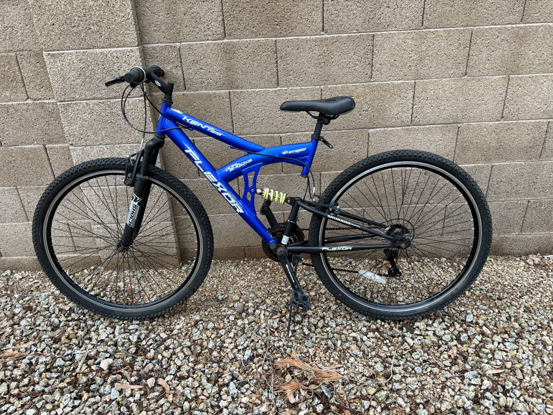 29" Kent Flexor Dual Suspension Mountain Bike, Adult Ages 14+, Blue