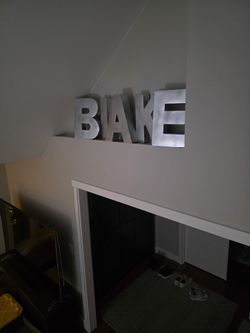 Metal Letters Decor
