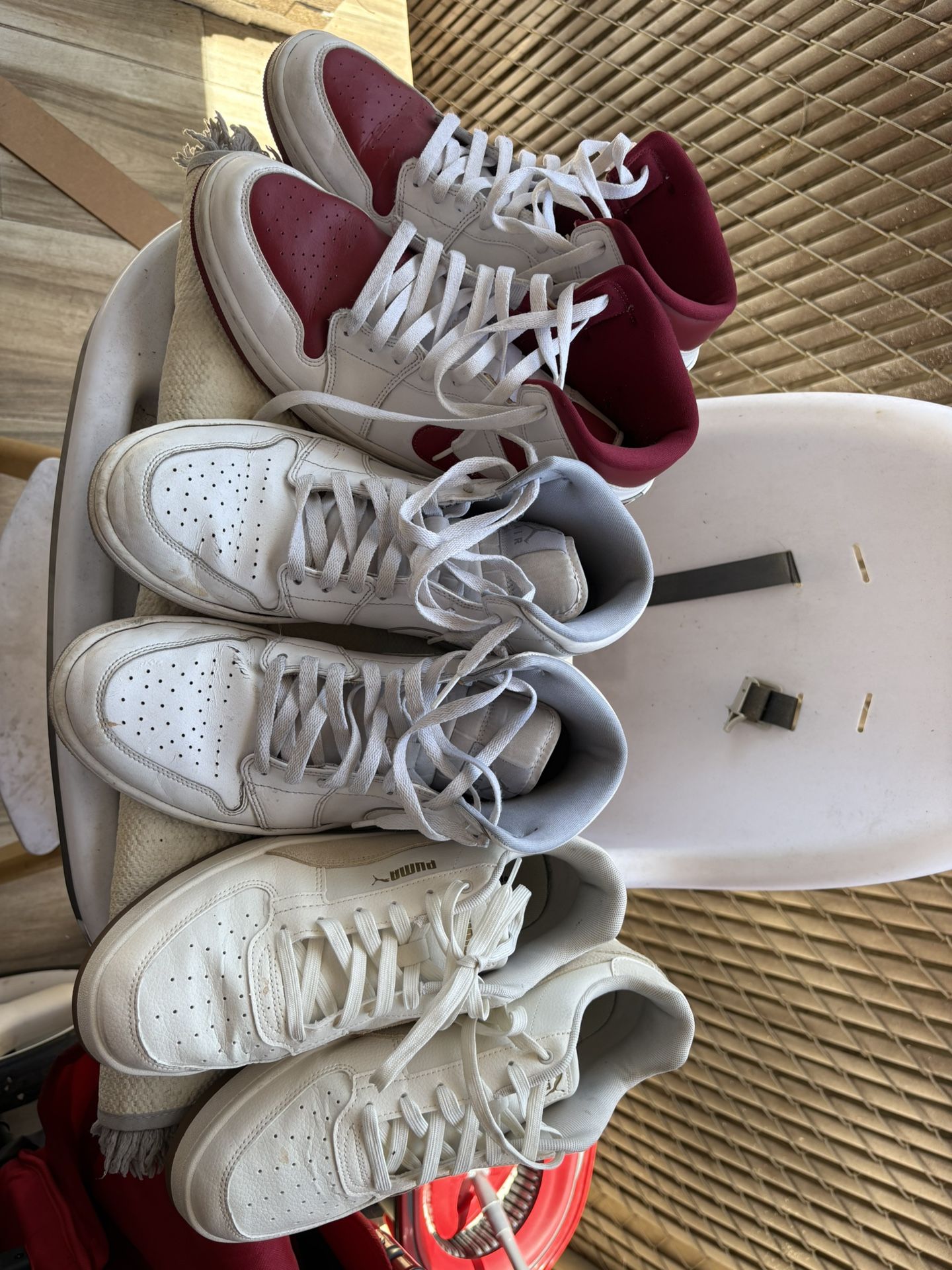 JORDANS & PUMA SHOES SIZE 10