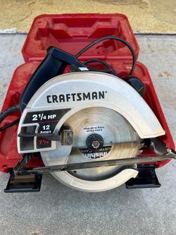 Craftsman 7-1/4” Circular Saw w/ Case & Extra Blade – Made in USA