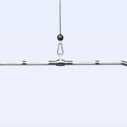 48” Lat Pulldown Bar Cable Attachment