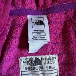 Toddler North face Fleece Body Suit 18 Mo