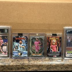Lionel Messi 5 Card Lot