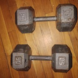 50lb Dumbells
