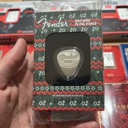 10 Gram Silver Guitar Pick From Pamp