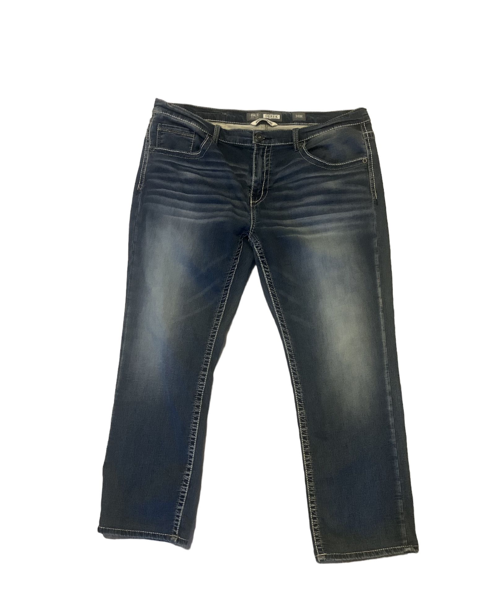 BKE Buckle size 38 R Dark wash Derek straight leg denim jeans 38x28 for ...