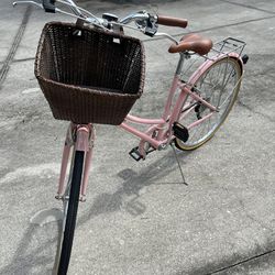 Ladies Pink Cruiser Bike