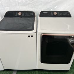 Washer And Dryer Samsung SmartThings Matching Set 2022 Like New
