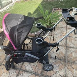 Sit N Stand Double Stroller From Baby Trend
