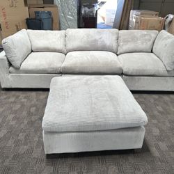 Big Deep Grey Cloud Style Sectional