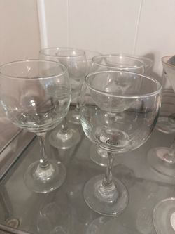 wine glasses and shot glasses for sale