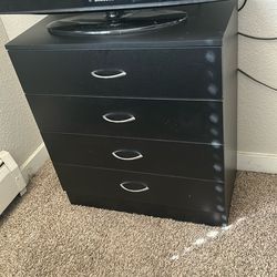 Small Black Dresser