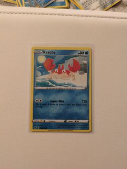 Krabby Pokemon Card 43