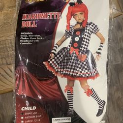 Girls 4-6 Marionette Costume