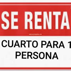 Se Renta 1 Cuarto 