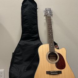 Cort 6 String Acoustic-Electric Guitar (MR500E OP) (Accessories Included)
