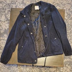 H&M Navy Corduroy Jacket (Small)