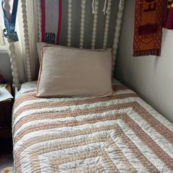 Twin Size Bed Frame With Mattress 